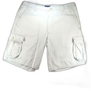 Dockers Cargo Shorts. Men's 34. Flat Front, Relax Fit. 100% Cotton. Beige.......